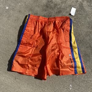 Vintage Tommy Hilfiger Orange Swim Trunks 90s Y2k Sailing Gear Size Medium W Tag